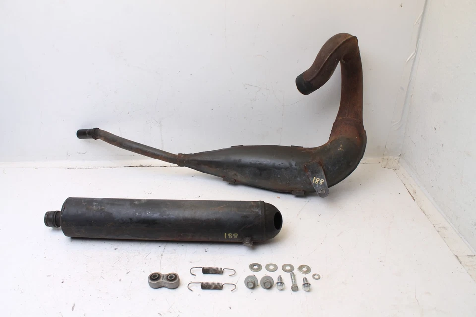 1980 - 1982 铃木 RS175 RS175T 排气消声器管罐 - 好 — 第 2/4 张图片