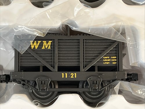 K-Line Western Maryland WM Plymouth Switcher Set K-14371C O Scale - Picture 9 of 15