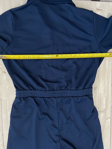 Talla XL - Mono para mujer Adidas años 70 azul índigo/naranja rayas JN8312 - Imagen 7 de 9