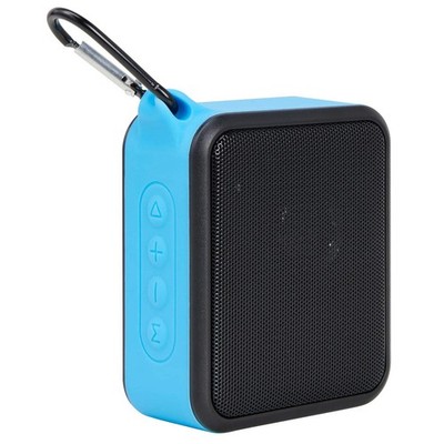Maplin wasserdichter tragbarer drahtloser BT-Lautsprecher 5 Watt USB-Aufladung - blau