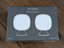 New Ecobee SmartSensor Room Temperature Sensor White EB-RSHM2PKC-01 - Pack of 2