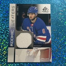 2021-22 Upper Deck SP Game Used - ZAC JONES (RC) Rookie Sweaters #d /249