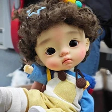 1/8 BJD Doll SD Resin Face Makeup Naked Body Big Head Acne Boy Birthday Gift Toy