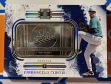 2025 Panini Impeccable Baseball Silver Bar #19 Jurrangelo Cijntje /25