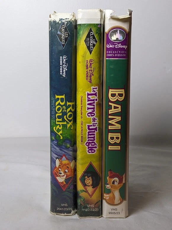 Amitiés en Forêt - Collection VHS VF  – Classics Disney (Bambi/Rouky/Jungle) - Image 3 of 4
