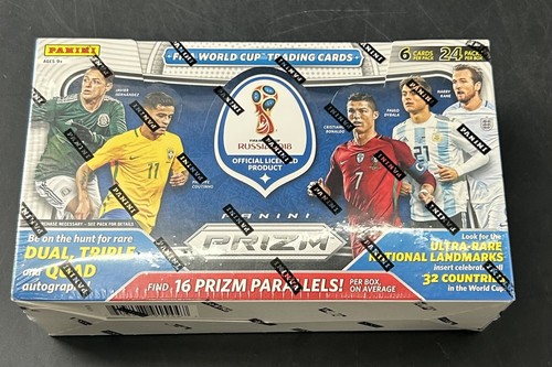 2018 Panini Prizm FIFA World Cup Hobby Box Factory Sealed Messi AUTO?