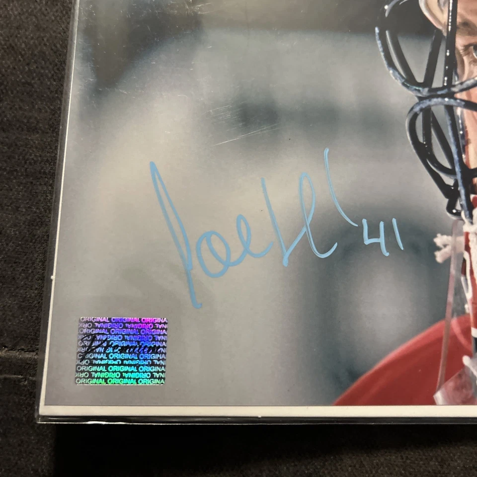 Foto autografiada de Jocelyn Thibault Montreal Canadiens 8x10 - Certificado de autenticidad Foto 2 de 3