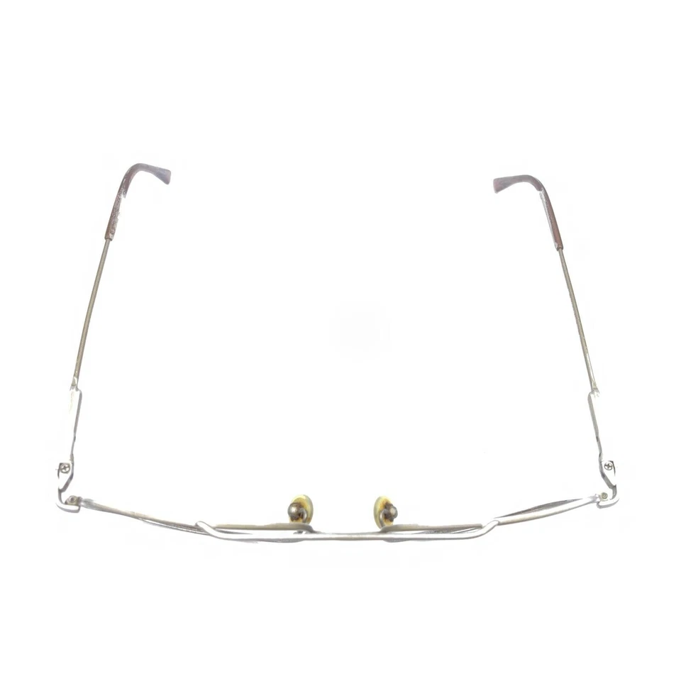 Marcos cuadrados de metal gris satinado Safilo Elasta 3766 BX1 56-17 140 Italia Foto 3 de 4