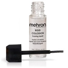 Mehron Makeup Rigid Collodion Scarring Liquid 0.125 Ounce Pack of 1 , Clear