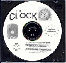 THE CLOCK - 58 Shows Old Time Radio In MP3 Format OTR 1 CD