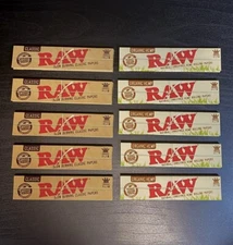 10 Packs Raw Organic Hemp & Classic King Size Rolling Paper Mix&match