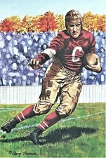JOE GUYON Goal Line Art Card - Canton Bulldogs - NM-M   