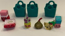 Shopkins Lot of 9 Ultra Rare Valentine's Set, with Baskets