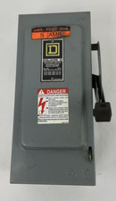 SQUARE D CH361 ENCLOSED SWITCH  30A 600VAC  FUSIBLE SER.E1