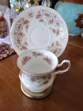 Queen's Fine Bone China Teacup And Saucer England Mother