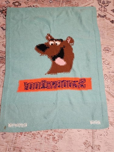 Handmade Crochet Scooby Doo Blanket Baby Child Toddler Dylan 2001 Throw - Picture 9 of 11