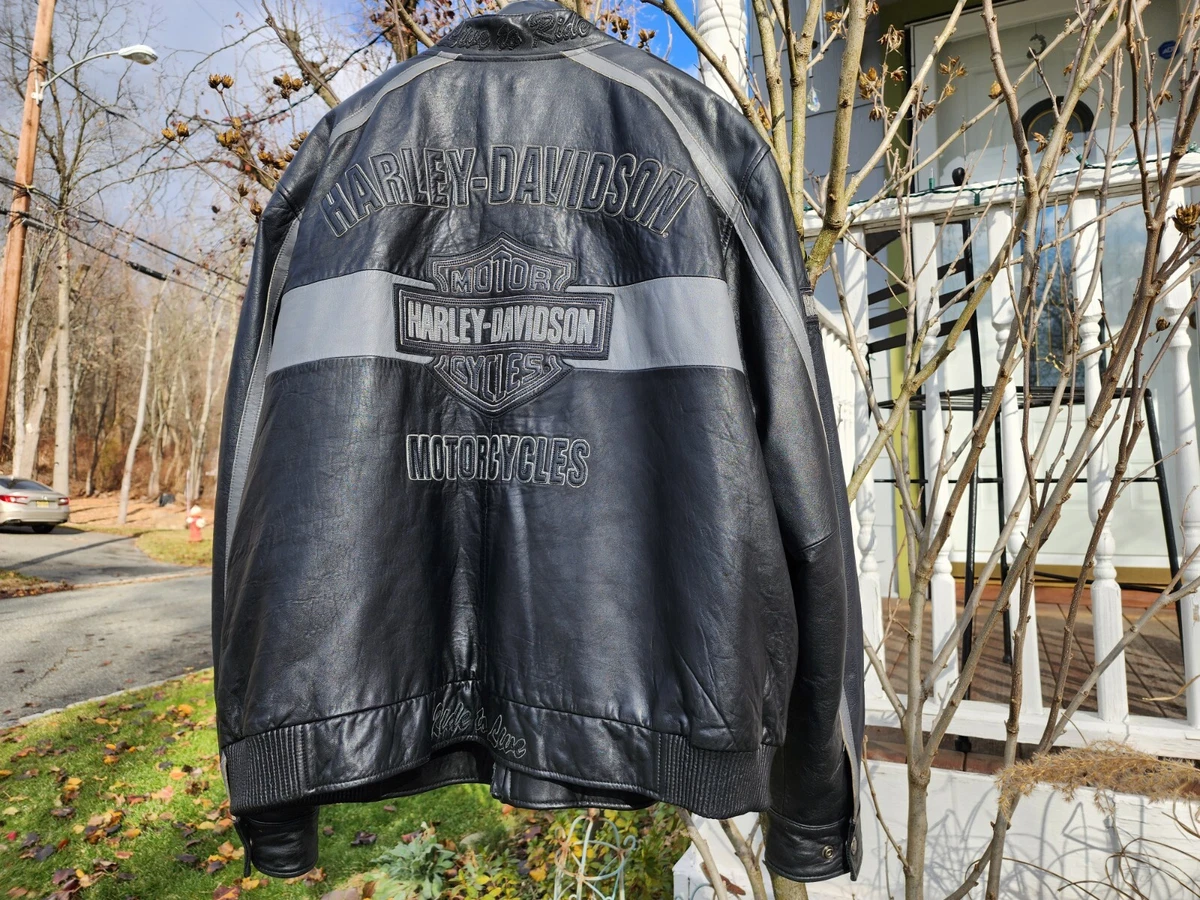 HARLEY DAVIDSON LEATHER JACKET PRESTIGE XXX-LARGE 3X | eBay