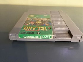 Vintage Nintendo Hudsons Adventure Island cartridge NES 1985 Tested Authentic 