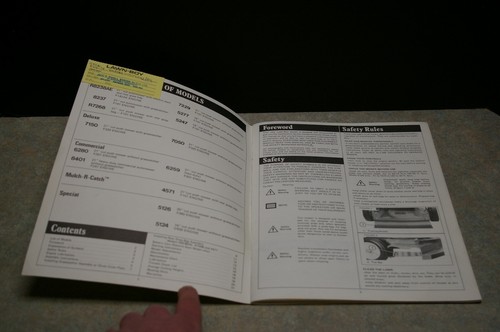 VINTAGE 2 CYCLE LAWN BOY DEALER LAWN MOWER OWNERS OPERATOR'S MANUAL - Picture 7 of 12