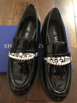 STUART WEITZMAN ソホ ヒル ロファ SB814SOHOLOAFER PATBLK Stuart Weitzman: Soho patent-leather loafers, black – My o My