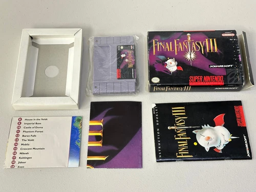 Final Fantasy III (Super Nintendo Snes) Complete Authentic