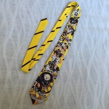 EUC Vtg Ralph Marlin NFL Pittsburgh Steelers Neck Tie Football Players USA Made
