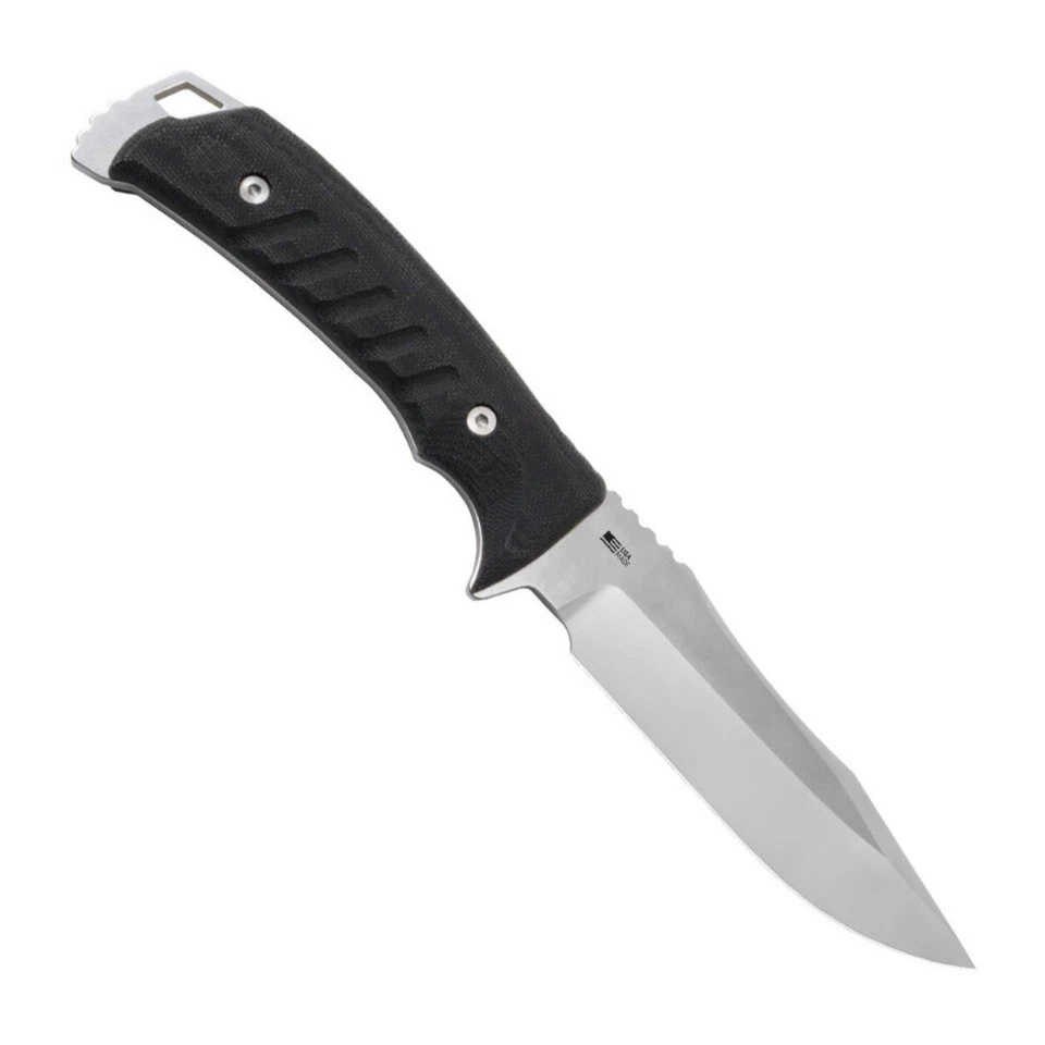 Cuchillo de hoja fija SOG Pillar Full Tang 5 pulgadas S35VN hoja de acero mango Micarta Foto 4 de 4