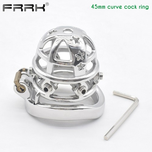Male Chastity Cage Stainless Steel Belt with Dia 37mm Spiked Chastity Device - Picture 8 of 22
