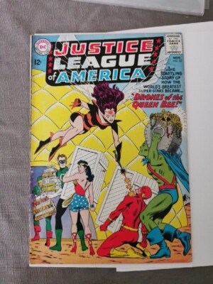 DC JUSTICE LEAGUE OF AMERICA #23 1963 1st appearance of Queen Bee