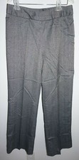 Worthington Herringbone Dress Pants Womans Sz 12 Wide Straight Leg