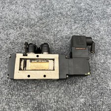 SMC NVF5120-4DZ-03T Solenoid Air Valve Used 