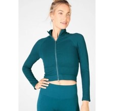 FABLETICS Kinsley Simple Cropped Seamless Jacket Size S