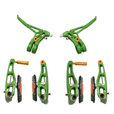 KCNC V6 VB6 MTB V-Brake Set ( V-Brakes and Levers) , Green