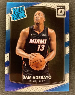 2017-18 Bam Adebayo Donruss Optic Rated Rookie RC #187 | Miami