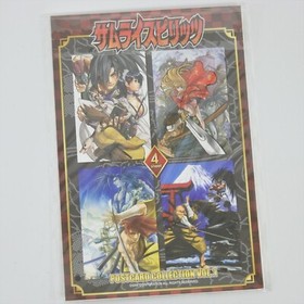 NEOGEO -POST CARD- Samurai Shodown Vol.1 (4 pcs Set) A6 SNK Official Ref/308