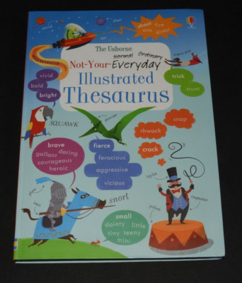 USBORNE Not Your Everyday Illustrated THESAURUS Writing Reference Homeschool NEW