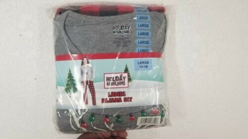 NEU Damen Holiday FamJams Pyjama Set Rentier Größe XL - Bild 1 von 2