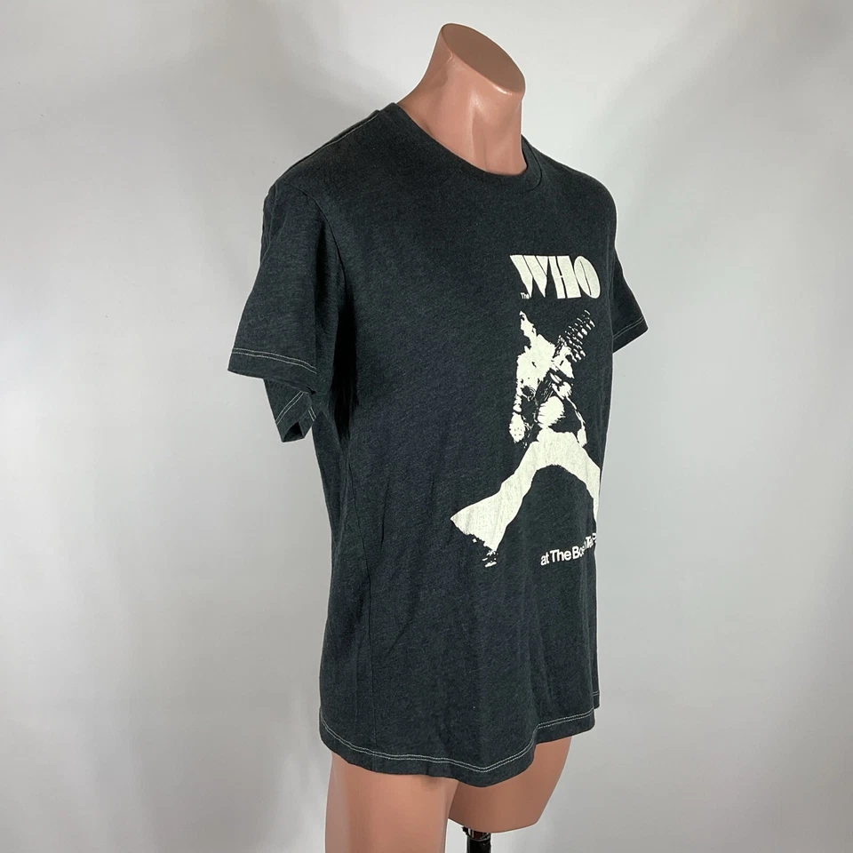 Vintage May 1969 THE WHO At The Boston Tea Party  Concert Band Tee T Shirt Sz L - Image 3 of 4