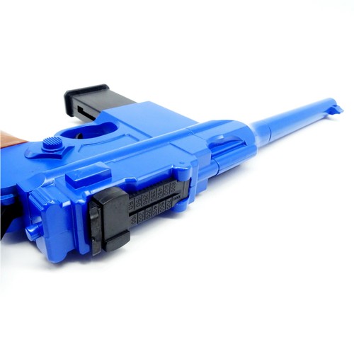 Rayline Softair Pistole Metall RV10 blue, 1:1, Länge: 24,5cm, Gewicht: 360g, 6mm - Bild 3 von 4
