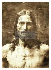 SHROUD OF TURIN JESUS CHRIST OF NAZERETH 5X7 AI PHOTO