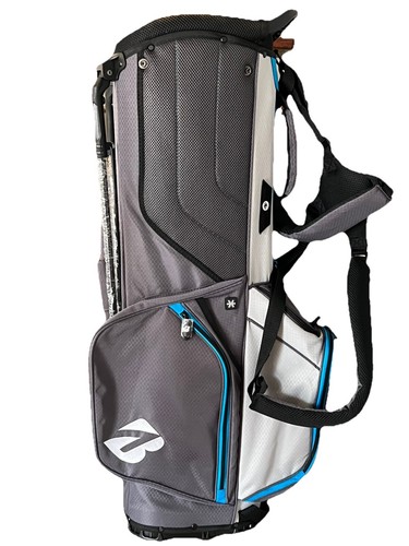Brand New Bridgestone Lightweight Stand Bag - GOLF Gray - Picture 8 of 11