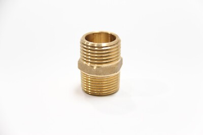 EFIELD 10 PCS Hose Adapter 3/4 inch MIP x 3/4 MIP  Brass Fittings
