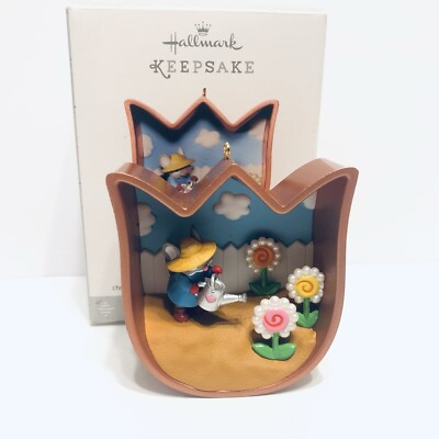 2017 Hallmark Cookie Cutter Spring Flowers Gardening Keepsake Ornament #4
