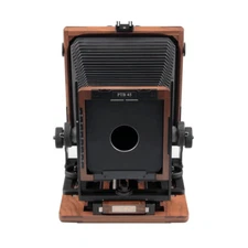New Shen Hao SH PTB45 4x5 Field Folding Walnut Wood Large Format Camera