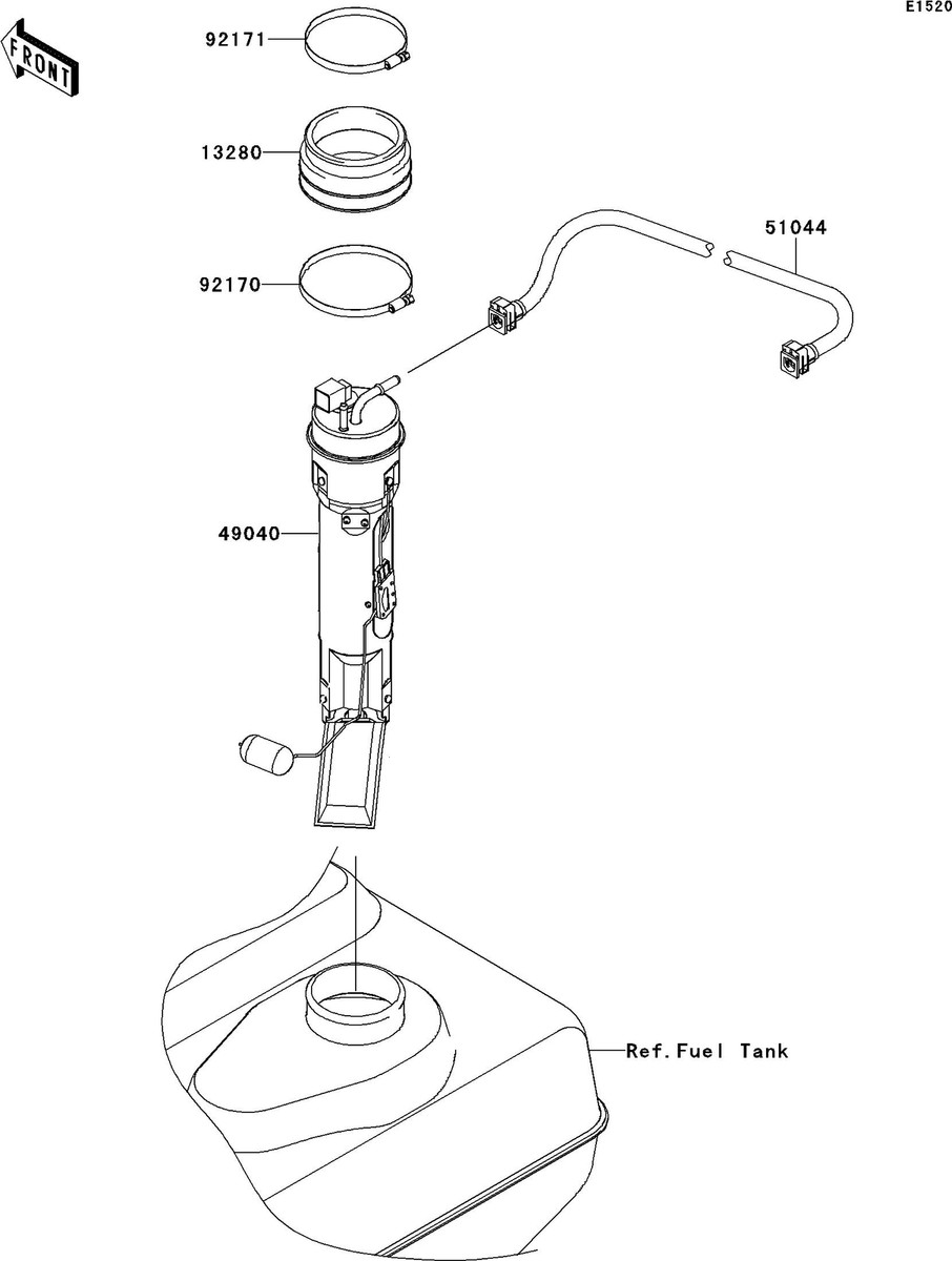 ULTRA300X'13 OEM section (Fuel-Pump) parts Used [K9803-21 ULTRA300X'13 OEM section (Fuel-Pump) parts Used [K9803-21