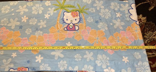 Hello Kitty Window Valance 2003 Surfer 78” x 16” Easy Care - EUC! - Picture 8 of 8