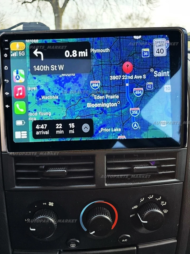 4+64G for Jeep Grand Cherokee 1999-2004 Android13 Carplay Car Stereo Radio GPS  Foto 2 de 4