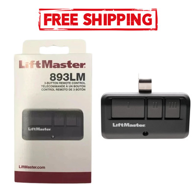 LiftMaster 893LM 3 Button Garage Door Opener Remote Control 315MHz OEM