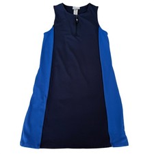 Tommy Bahama Island Cays Lace Up Spa Cover Up Dress w Pockets Blue size Small