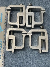 E-Z Heavy Duty Canopy Camper No Drill Clamp -Universal Clamp - Aluminum-Lot of 4